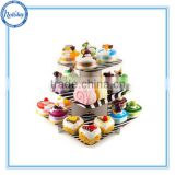 Lovely Print Customized Table Corrugated Display For Cake/ Cake Counter Display Stand/Sweet Dessert Castle Display