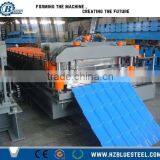 Glazed Roof Tile Roll Forming Machine For Roof Use, Aluminum Roof Sheet Rolling Former thumbnail-1