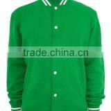 2013 Mens Custom Plain Grey Cotton Winter Bomber Jacket