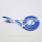 Shenzhen Factory Flat Usb Cable, Metal Housing Usb Data Cable, Usb Cable for Iphone 6 and Samsung thumbnail-4