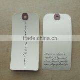 Fashion Garment Customized Paper Printed Label
