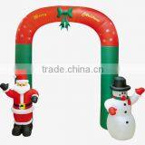 Christmas Santa Inflatable Arch Inflatable Christmas Arch With Snowman thumbnail-1