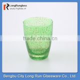 LongRun manufacturer 10oz funny creative green color glass drink water cup
