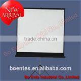 Matte White Floor Stand Tripod Manual Projection Screen With 70~120 Inch Size thumbnail-2