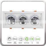 Two Three Heads Rectangular Led Grille Lamp Light Fixture Led Light Indoor Lighting 2*15W Downlight thumbnail-3