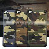 High Impact Camouflage Tree Skin 3 in 1 Hybrid Shockproof Defender Cover Cases for Huawei P8