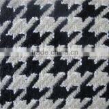 Houndstooth and Jacquard Wool Fabric