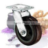 Industrial Swivel With Brake PVC Hardware Caster Wheel thumbnail-2