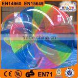 EN15649 Commercial Giant Colorful Inflatable Polymer Water Ball