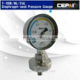 Dial 150mm Flange Type Diaphragm Seal Pressure Gauge thumbnail-1