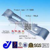 JY-1000B|Zinc Plated Pipe Fastening|Anti-rust Metal Clamp for Caster|Durable Clamp for Trolley thumbnail-1