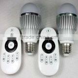 Color Temperature & Brightness Adjustable, AC85-265V 6W LED Wireless RF Remote Control Bulb Lights 2.4G Group Division thumbnail-1