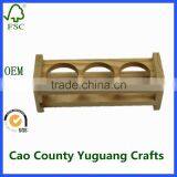 Yuguang Crafts Wine Cup Holder Wooden Wine Glass Holder Plate Base thumbnail-3