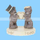 Funny Bear Wedding Cake Topper Decoration Whlesale