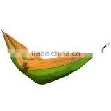 Portable Parachute Nylon Fabric Travel Camping Covered Rocking Hammock for One Single Person thumbnail-1