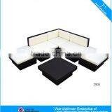 Modern Garden Furniture Black Rattan Sofa Set thumbnail-1