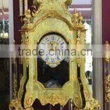 Home Luxury Decoration Antique 24K Gold Plated Wall Clock, Royal Eagle Hanging Wall Clock, Made of Copper thumbnail-4