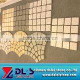 Grey White and Rusty Yellow Granite Cube Stones thumbnail-1