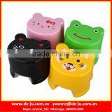 Animal Head Printing Bathroom Plastic Stool thumbnail-1