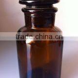 500ml Wide Mouth Glass Reagent Bottle With Glass Stopper thumbnail-1