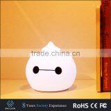 Portable Silicone LED Colorful Baby Night Light, USB Rechargeable Children Night Lamp With Warm White, 7-Color Breathing thumbnail-4