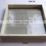Bone Tray Black and White Printed Chevron Patterns Colours Size Can be Customized thumbnail-1