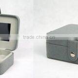 Elegant Felt Jewelry Box For Rings Necklace With Mirror thumbnail-1