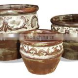 New series Ourdoor Rustic pots for summer 2014, large pots for planting trees,clay pot for plants, large outdoor pots, ceramic