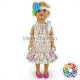 New Beautiful Handmade Party Clothes Fashion Dress for American 18" Doll Fairy Baby Girls Doll Dresses thumbnail-3