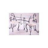Wrought Iron Dining Set thumbnail-1