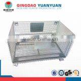 Stacking Logistics Wiremesh Cage Warehouse Storage Rack Roll Container thumbnail-2