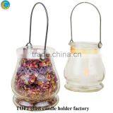 Mercury Glass Bird Hanging Glass Jar Lamp thumbnail-5