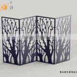 Retro Simple Living Room Partition Carving Creative Metal Screen thumbnail-5