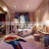 French Style Princess Pink & Ivory Vanish Classic & Unique Kids Bedroom Furniture Dubai for Girls - BF07-70038 thumbnail-3