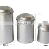 50g 100g 200g Round Metal Tea Tin Box thumbnail-2
