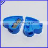 One Hole Plastic Novelty Heart Shaped Pencil Sharpener thumbnail-3