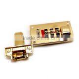 Number Combination Number Lock With Hasp for Pilot Case, Combination Lock With Push Buttom for Suitcase, Left Hand thumbnail-4