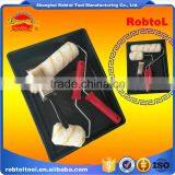 4 in 1 Set 9" Wall Paint Roller Brush Sleeve Wall Decor Decorative Art Tool thumbnail-2