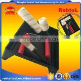 4 in 1 Set 9" Wall Paint Roller Brush Sleeve Wall Decor Decorative Art Tool thumbnail-6