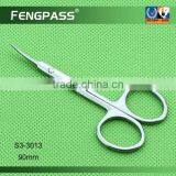 S3-3013 99mm 2CR13 Stainless Steel With Beauty Girl Stainless Steel Make Up Scissors thumbnail-1