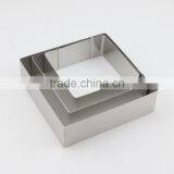 3 Sizes Stainless Steel Rectangular Molding Baking Cake Tools Pastry Rings thumbnail-2