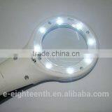 2016 New 9588 Magnifier 2.5X90mm 8X22mm Handheld LED Magnifying Glasses