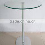 Glass Table Bar Dining Table Banquet Glass Top Bar Table thumbnail-4