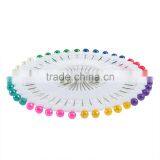 480pcs/Set Multi Colour Round-Head Fau Pearl Decorating Pin Dressmaking Sewing Pin Craft Tool thumbnail-3