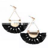 Bohemian Jewelry Colorful Tassel Charms Earrings for Women thumbnail-2