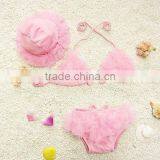 Fashion Three-piece Cute Lace Baby Bikini thumbnail-1