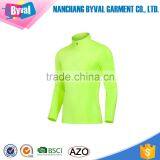 Latest Design Men Sports Jersey Bodybuilding Half Zip Shirt thumbnail-5