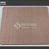 Factory Direct Sale 304 HL Finish Brown Gold Stainless Steel Sheet thumbnail-1