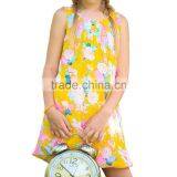 Fancy Chiffon Floral Print Summer Dress for Girls thumbnail-1