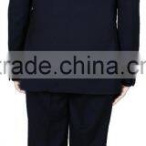 NAAMS MEN'S WOOL 2 BUTTON 2 VENT SLIM FIT SUIT JACKET FLAT FRONT PANT NAVY thumbnail-4